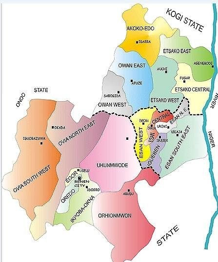 Edo State Map